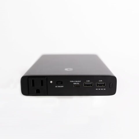 Portable power with outlet