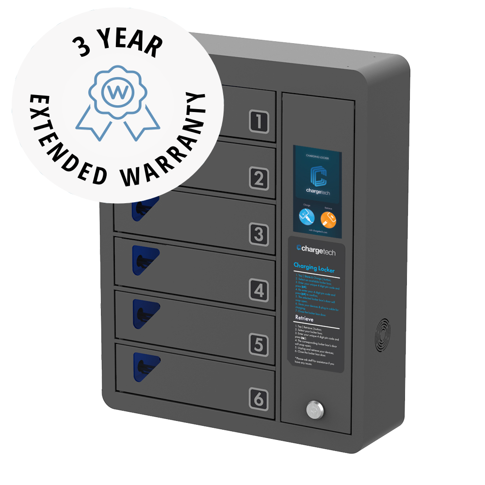 Guardian 6 Charging Locker 3 Year Warranty