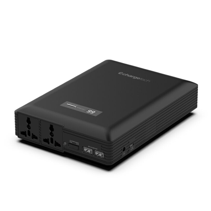 Portable power with outlet