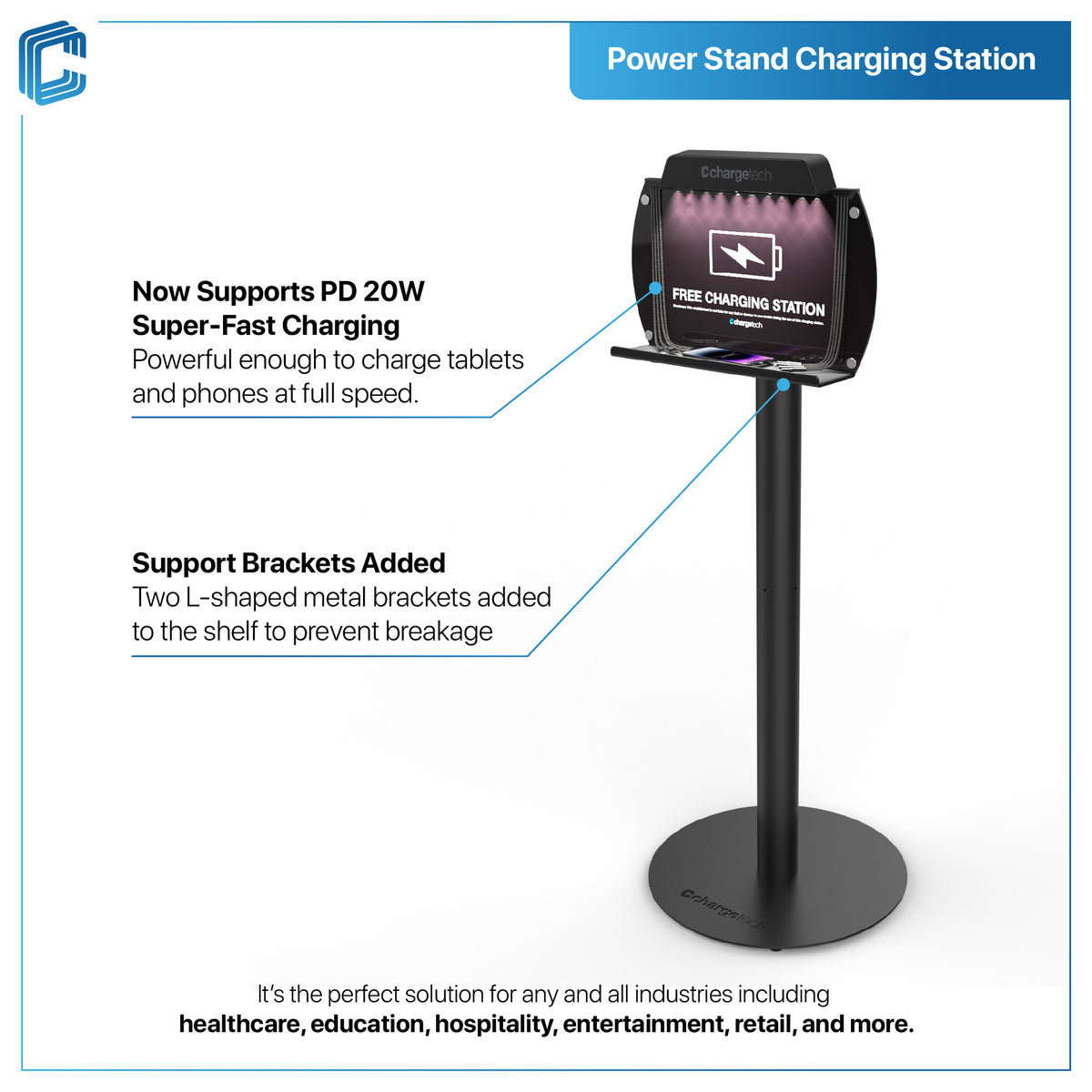 Phone charging station