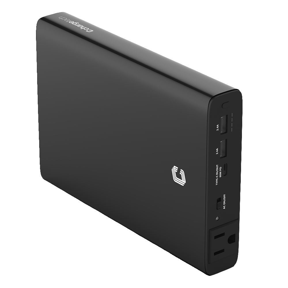 Portable power with outlet