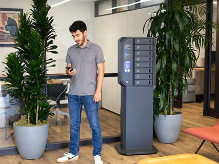 Cell Phone Charging Lockers for Breakrooms - Keys to Happy and Engaged Employees