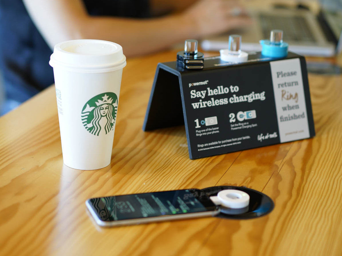 Starbucks Announces Wireless Phone Charging