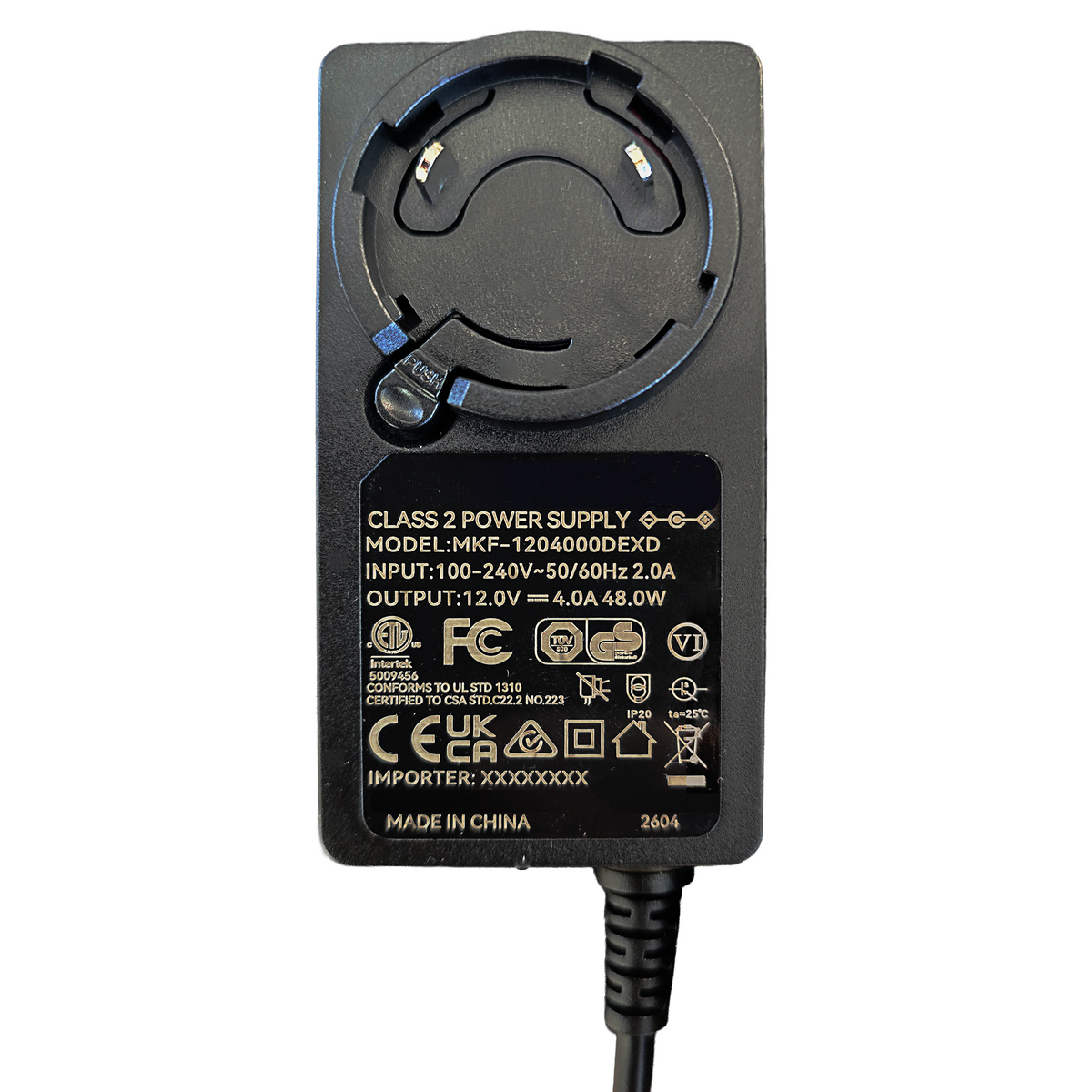 Class-2 48W DC Power Supply