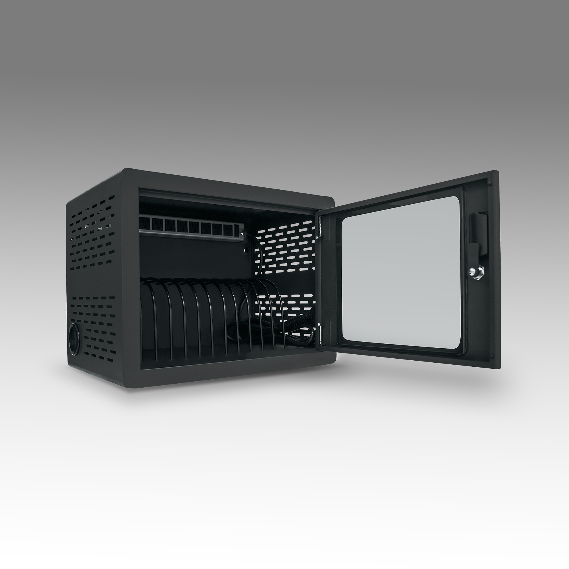 Electrical Charger Rack E-Series 12-Bay AC Charging Cabinet - Chargetech