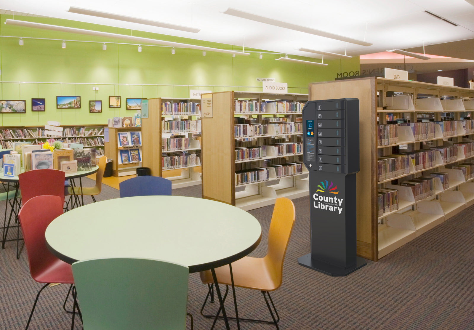 education charging stand