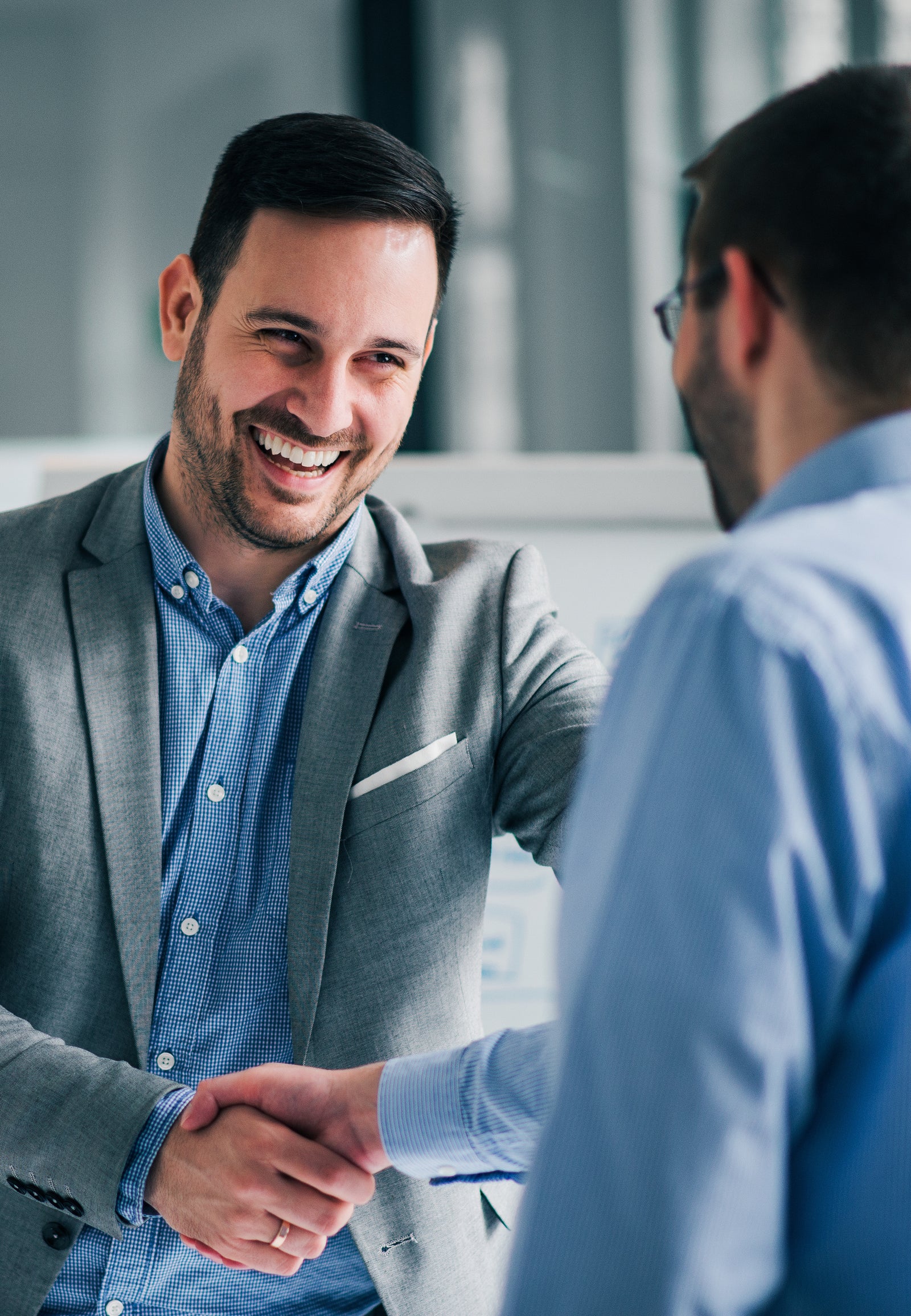 professional handshake