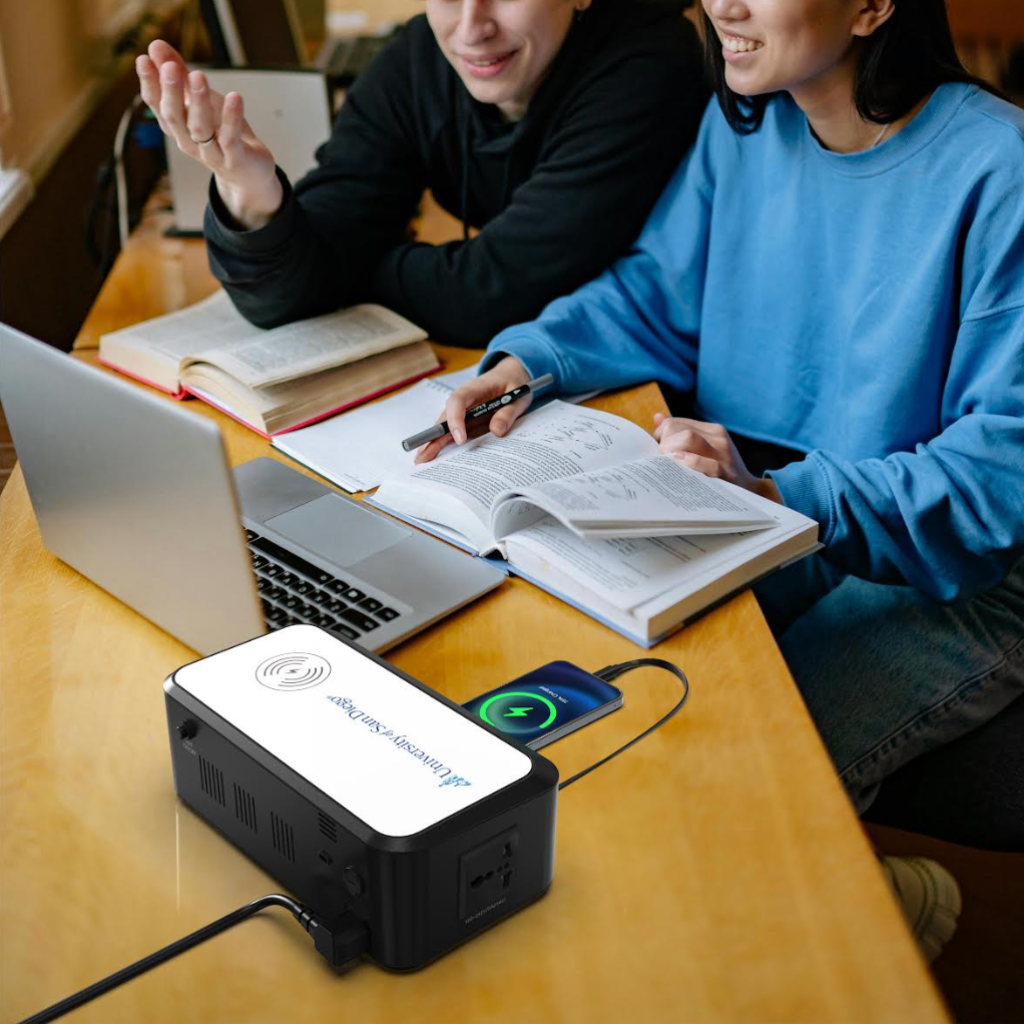 Desk charging station